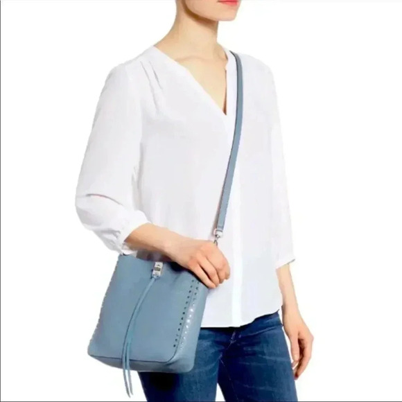 Rebecca Minkoff Small Darren Leather Feed Shoulder Bag - Picture 1 of 11